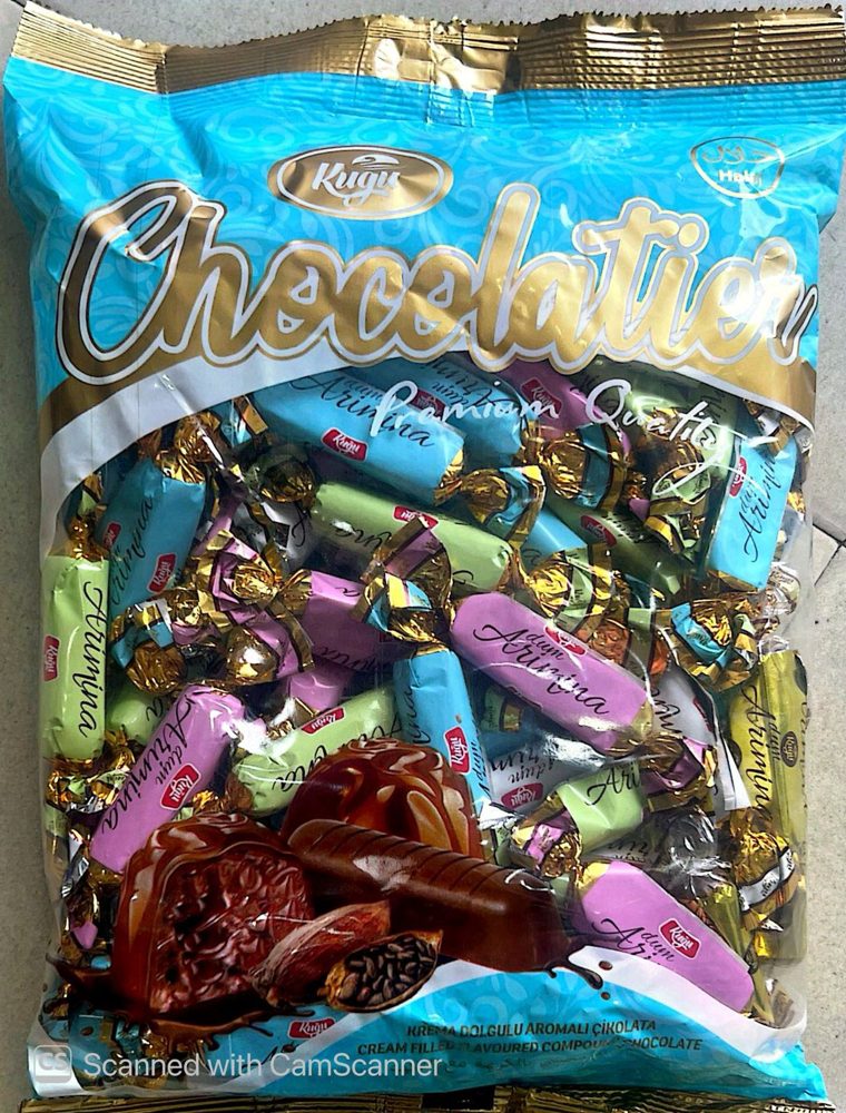 Kugu Chocolatier cream filled chocolate bag